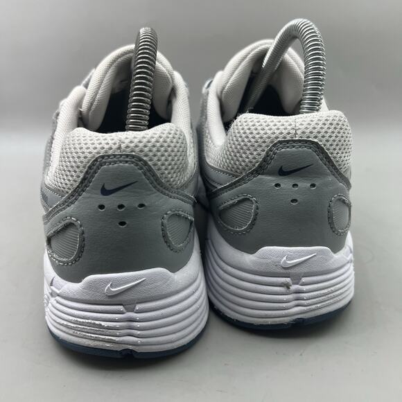 Youth's 6.5 / Women's 8 - Nike P-6000 Gray Blue Mesh Running Low Shoes Sneakers - Picture 4 of 8